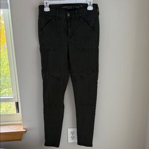 American Eagle Outfitters Greenish Gray Skinny Jeans